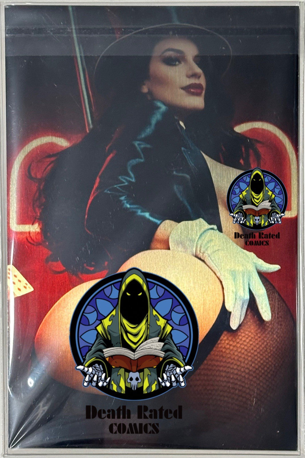 Fantasy of Cosplay Zatanna Cosplay 1/1 Full Gold Metal Jacket