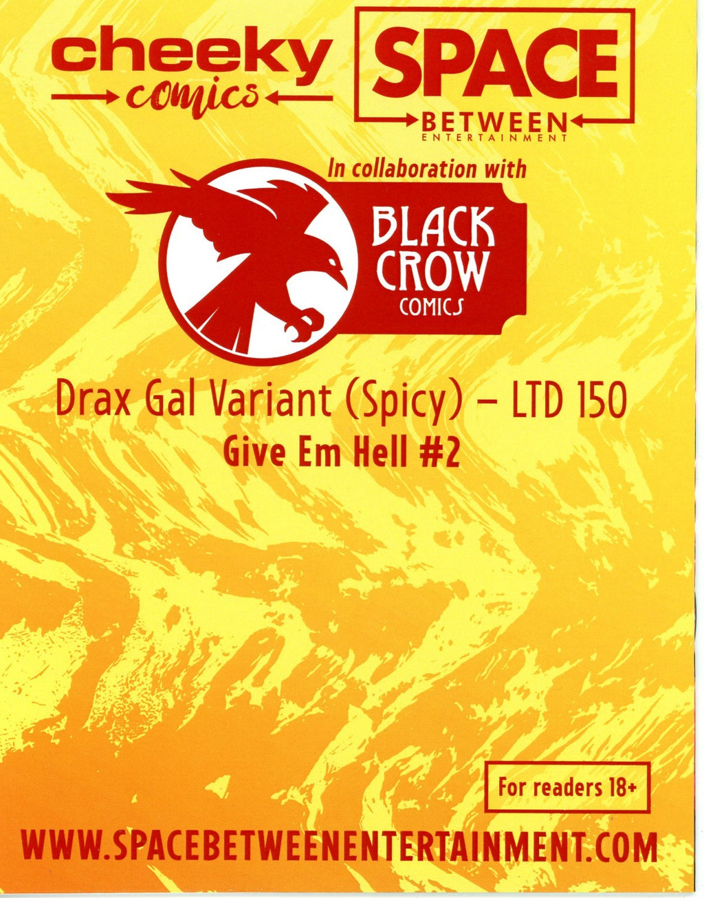 Give EM Hell #2 Cover J By Drax Gal Spicy Exclusive Variant Ltd 150