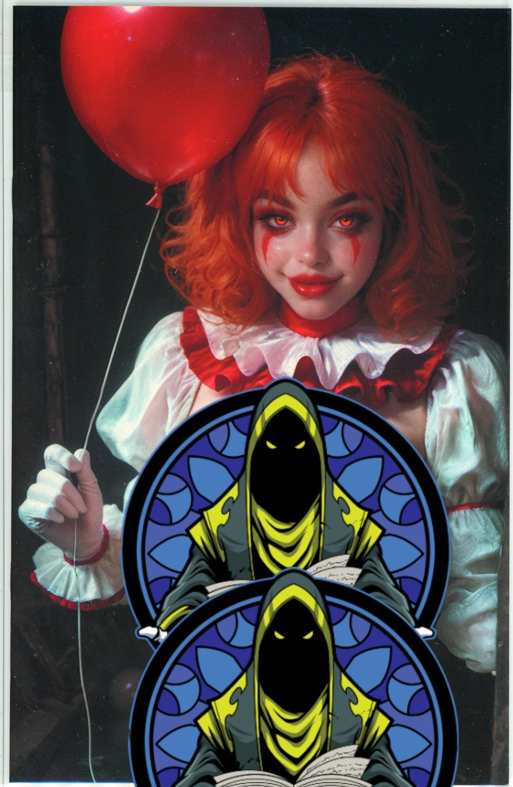 Fantasy of Cosplay Pennywise Halloween Virgin Variant Cover Ltd 100 Sold Out