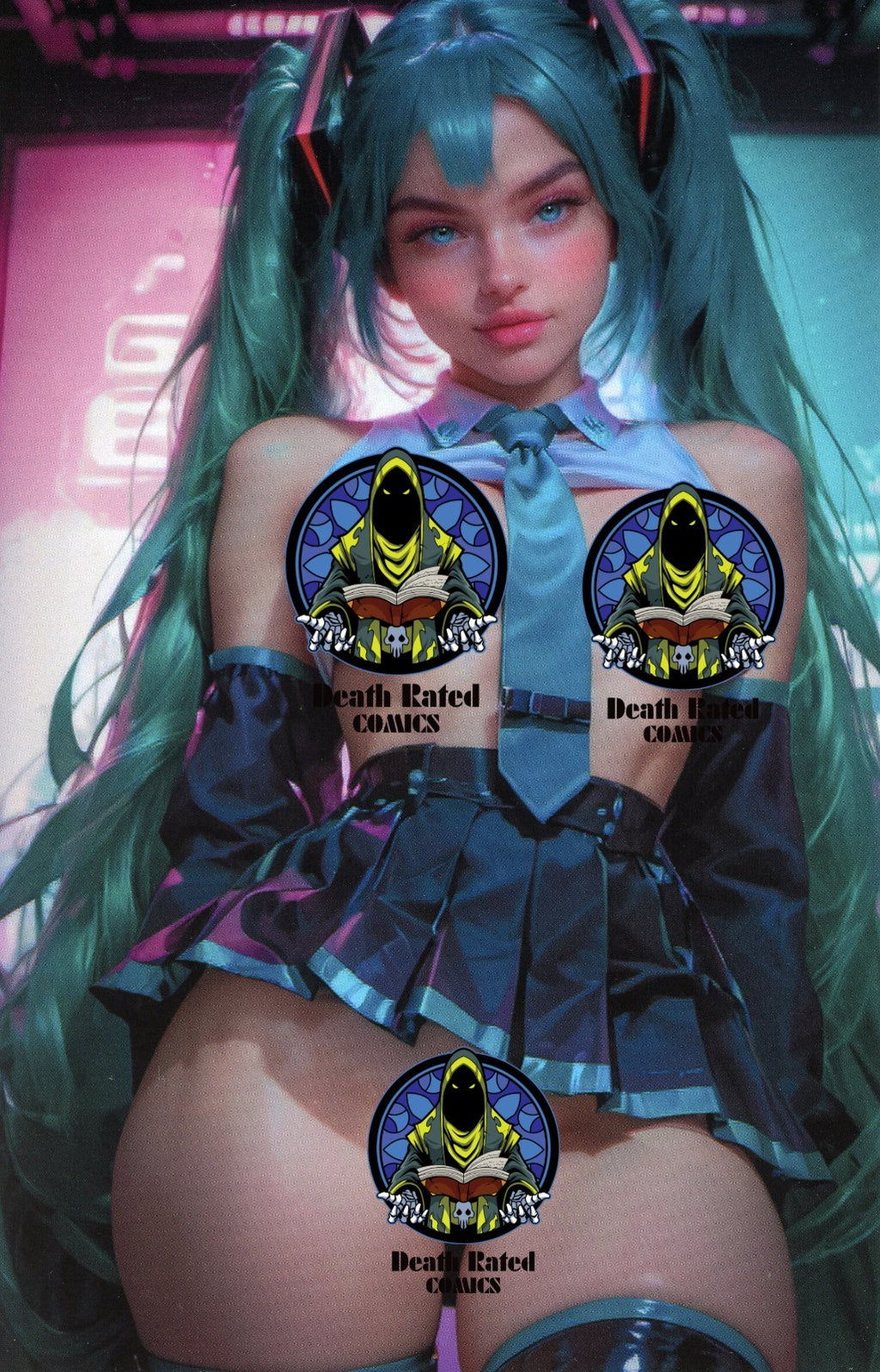 Bangers Comics Hatsune Miku Cosplay Virgin Variant Cover Ltd 100