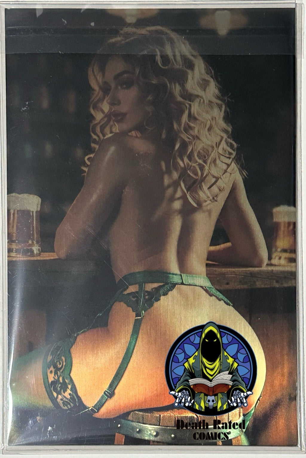 Fantasy of Cosplay Patricia 1/1 Full Gold Metal Jacket