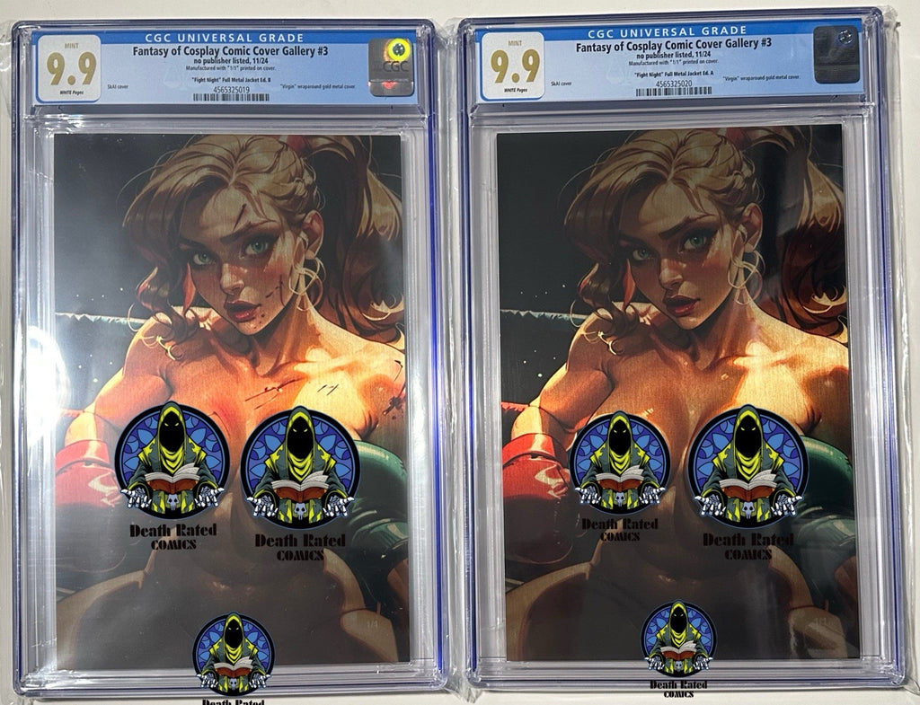 Fantasy of Cosplay Fight Night Cosplay Set of 2 Full Gold Metal Jacket 1/1 (9.9)