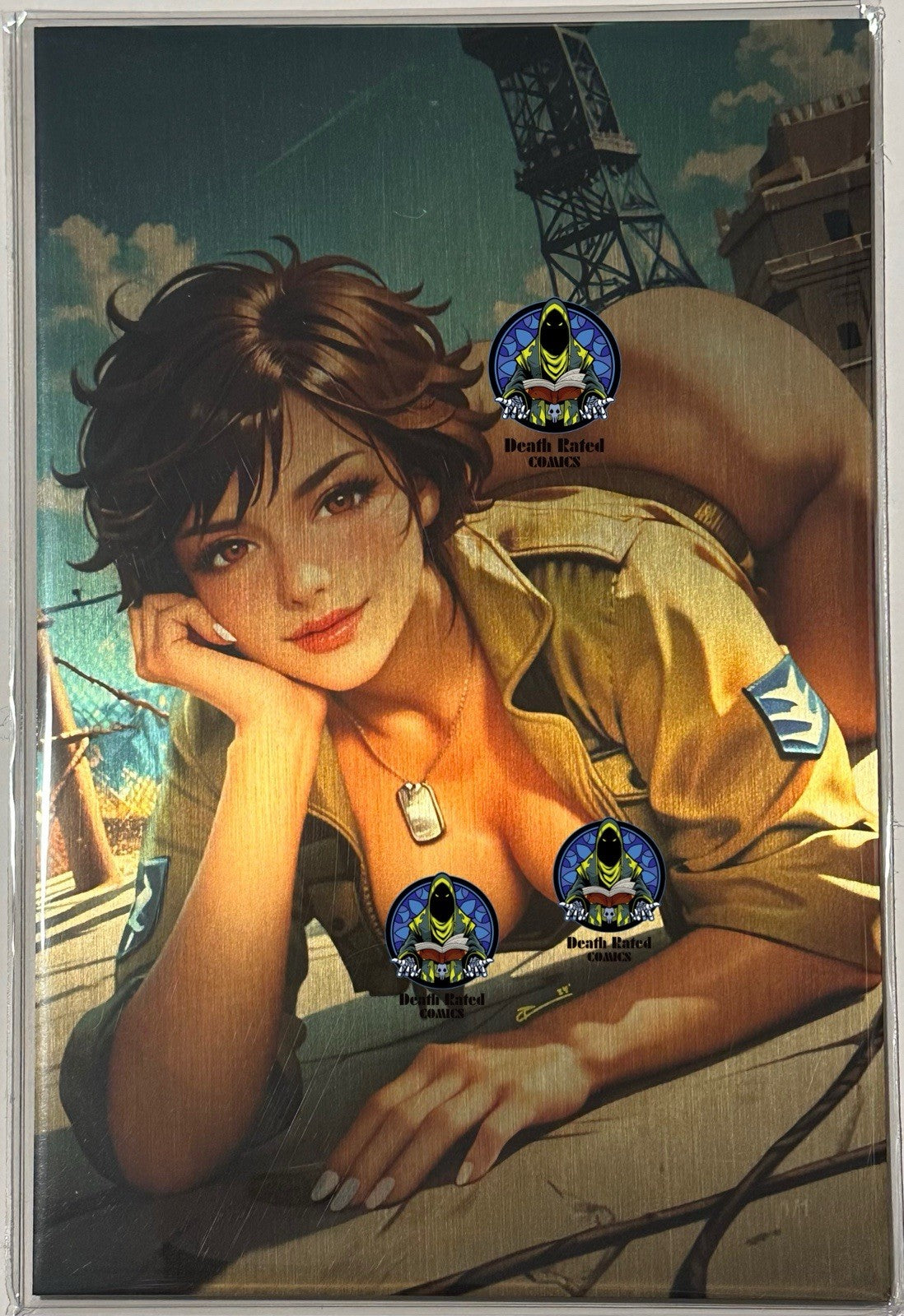 Fantasy of Cosplay Lady Jaye Cosplay Set of 2 Full Gold Metal Jacket 1/1 CGC 9.9