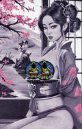 Duty Calls Girls 3 Cherry Blossom Topless Color Splash Virgin By Grayson Ltd 50