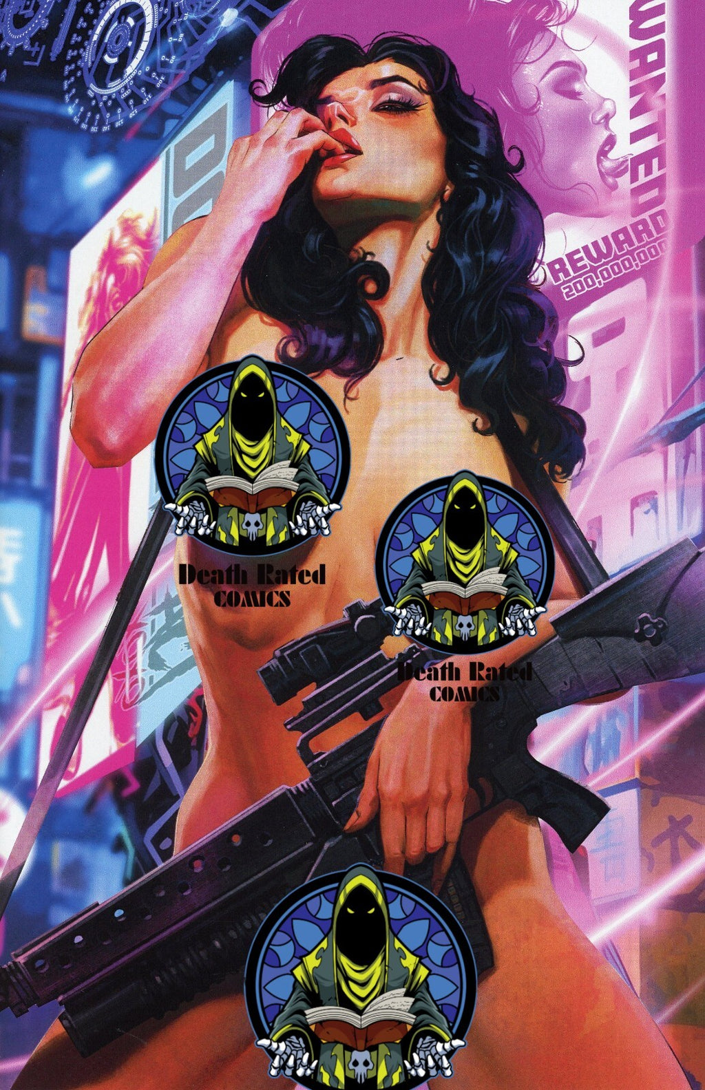 DOUBLE IMPACT #1 XOXO AKOPIAN KICKSTARTER EXCLUSIVE NUDE VIRGIN LTD 100