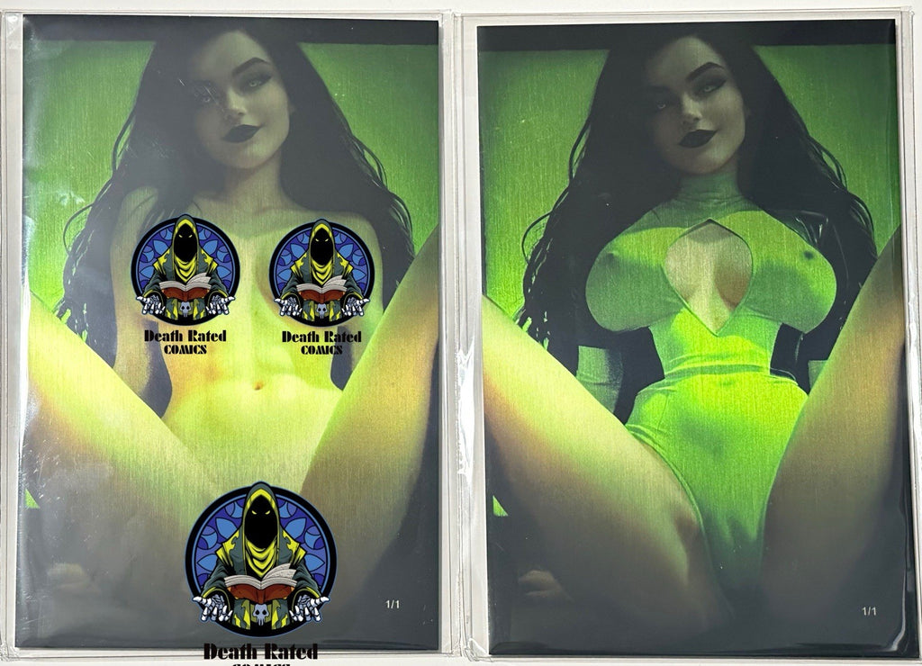 Fantasy of Cosplay Shego Cosplay Set Of 2 Full Gold Metal Jacket 1/1