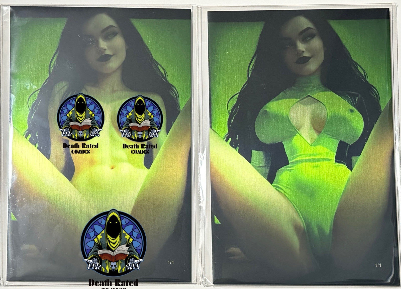 Fantasy of Cosplay Shego Cosplay Set Of 2 Full Gold Metal Jacket 1/1