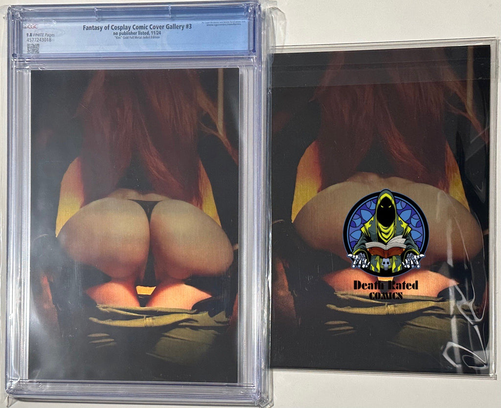 Fantasy of Cosplay Kim Cosplay Set of 2 Full Gold Metal Jacket 1/1 CGC 9.8