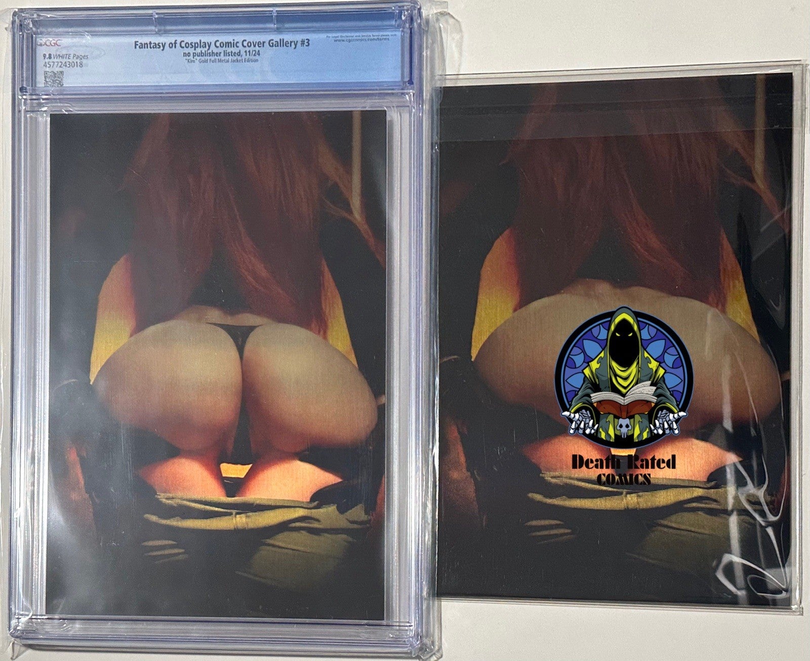 Fantasy of Cosplay Kim Cosplay Set of 2 Full Gold Metal Jacket 1/1 CGC 9.8
