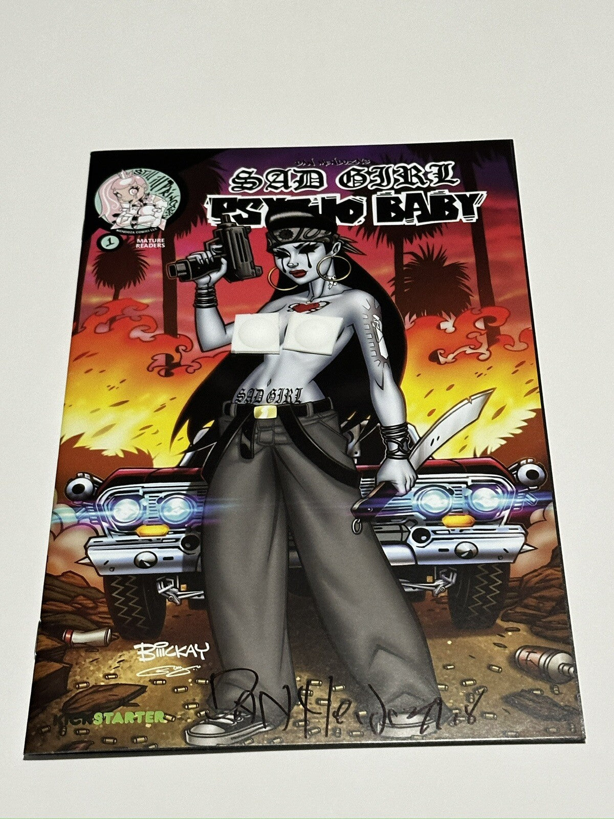 Sad Girl Psycho Baby 2018) McKay Risque Ex Dan Mendoza Signed