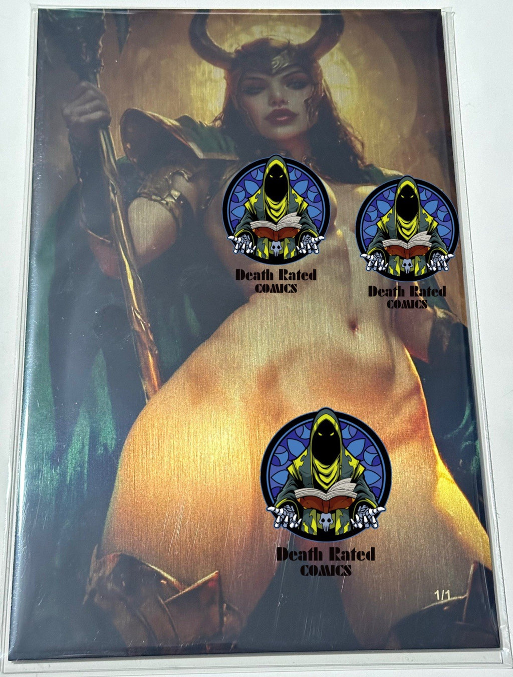 Fantasy of Cosplay Loki Cosplay Set Of 2 Full Gold Metal Jacket 1/1