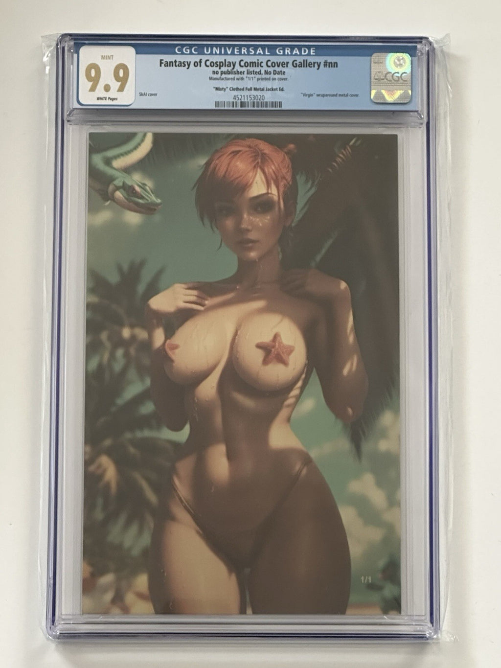 Fantasy of Cosplay Misty 1/1 Full Metal Jacket Set CGC 9.9 And 10 Gem