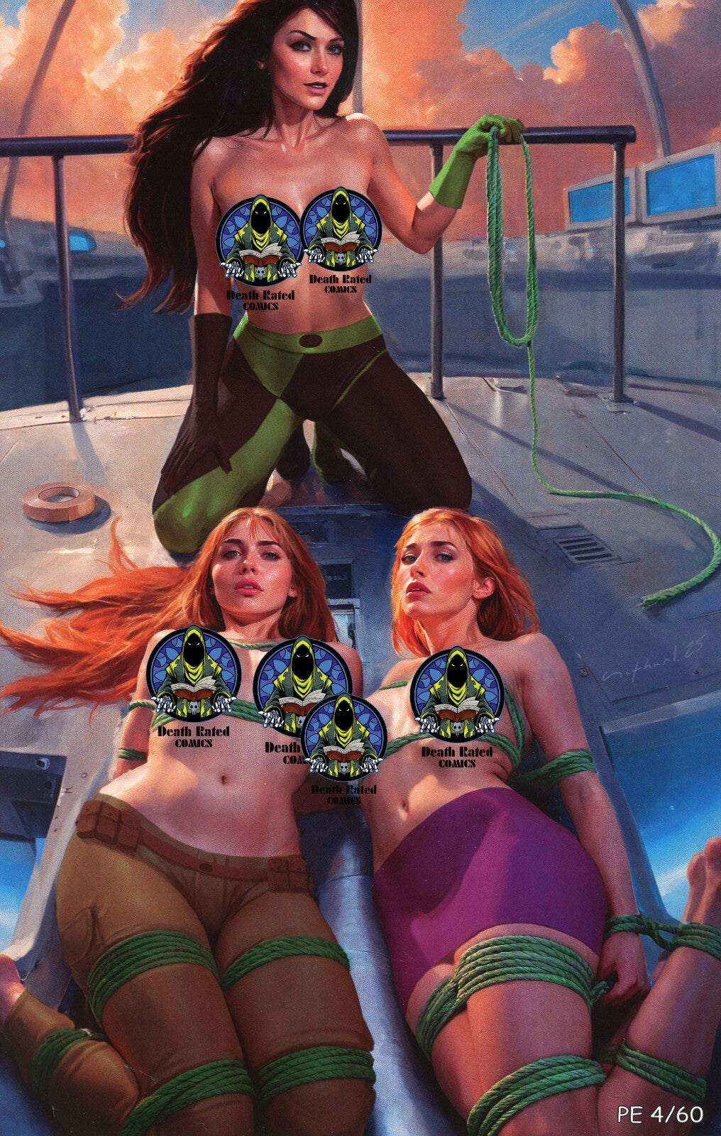 Duty Calls Girls 3 Kim Possible & Shego By N. Lorenzana Virgin Topless PE 4/60