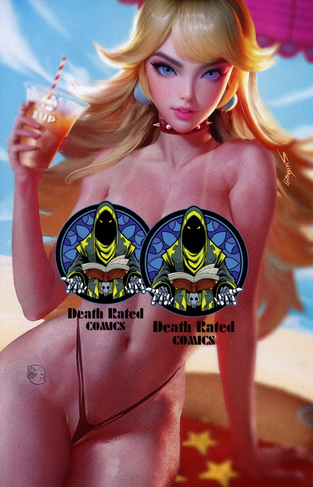 Power Hour #2 Princess Peach Shikarii Micro Bikini Naughty Topless
