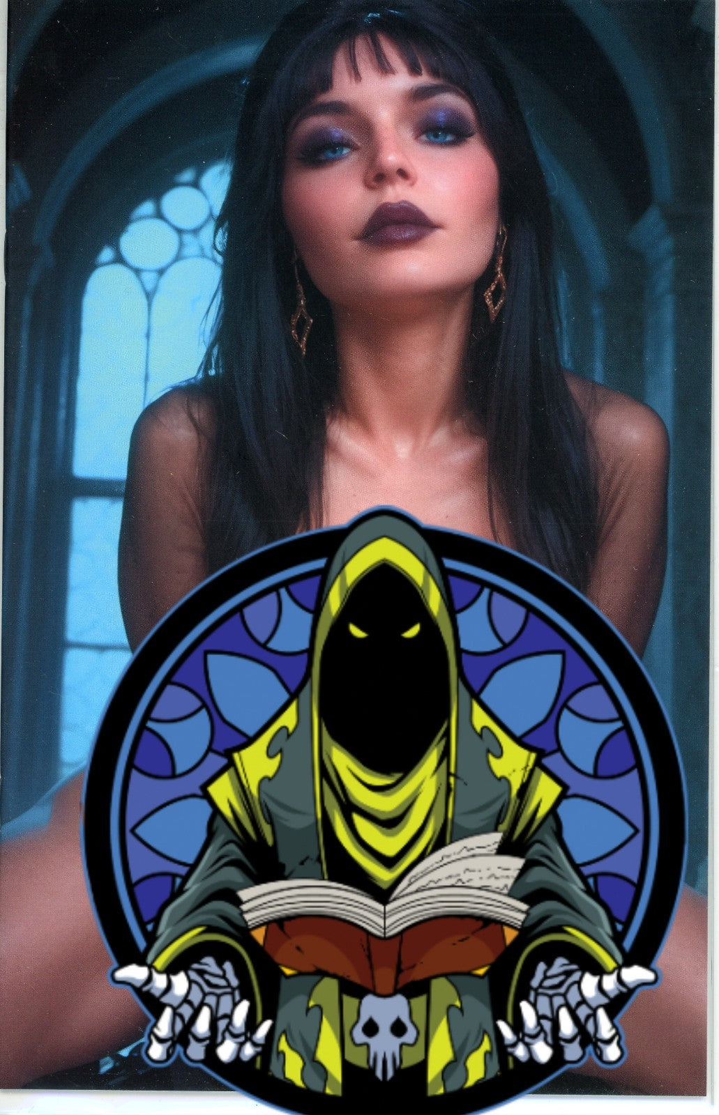 Fantasy of Cosplay Elvira Cosplay Deck Exclusive Virgin Variant Ltd 50 Sold Out