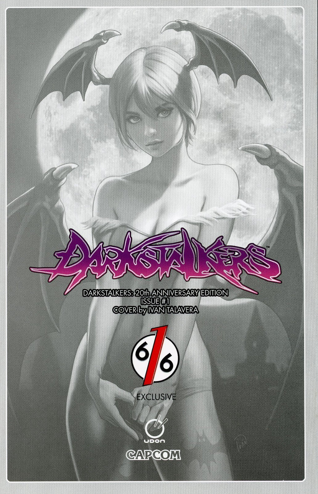 DARKSTALKERS 1 20th ANNIVERSARY TALAVERA 616 Virgin Variant A Black LTD 500