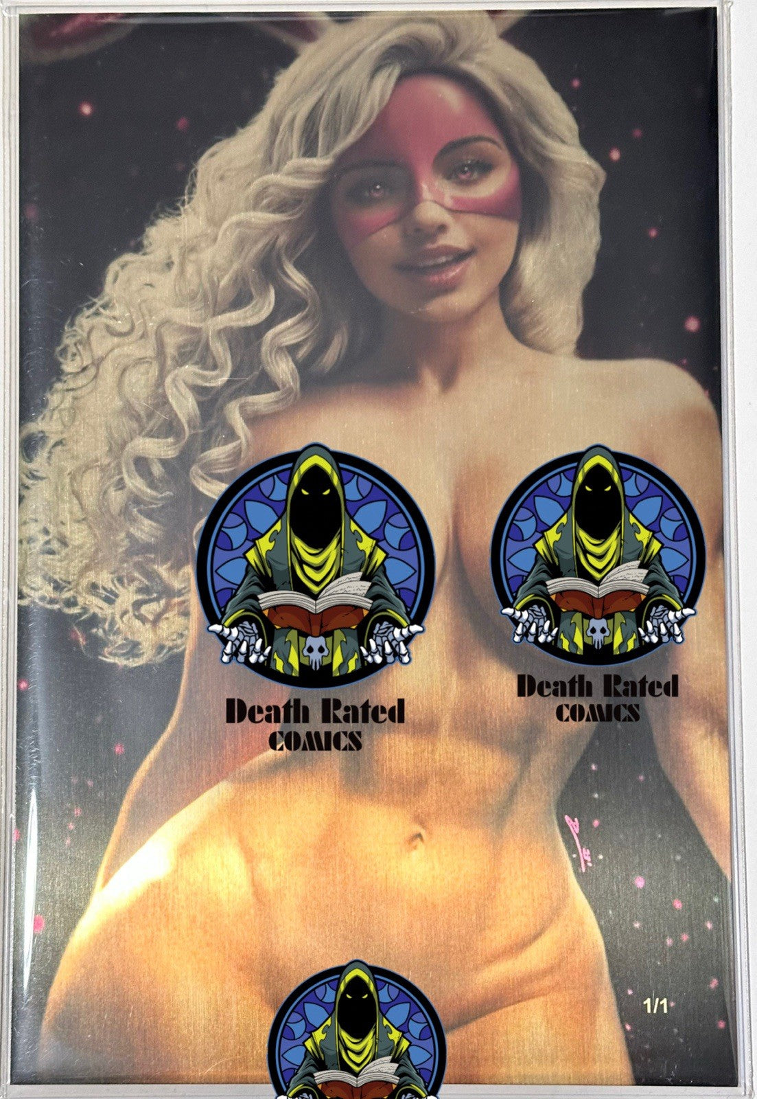 Fantasy of Cosplay White Rabbit Cosplay Set of 2 Full Gold Metal Jacket 1/1