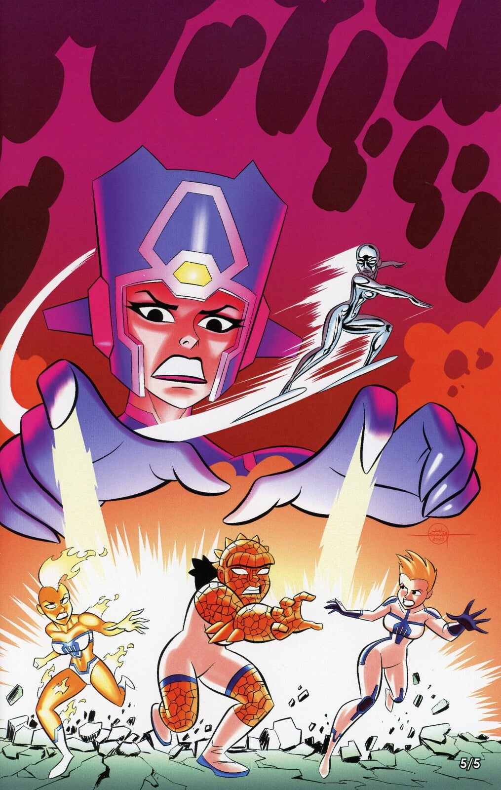 SHE-CRET WARS FF49 Nice Virgin Ltd 5/5 By Joel Souza