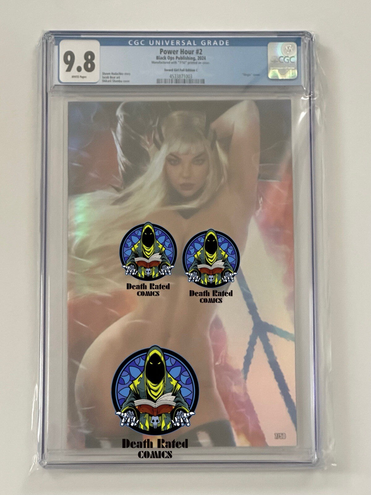 Power Hour #2 Shikarii Cosplay Sword Girl Magik F/Naughty Foil Ltd 7/50 CGC 9.8