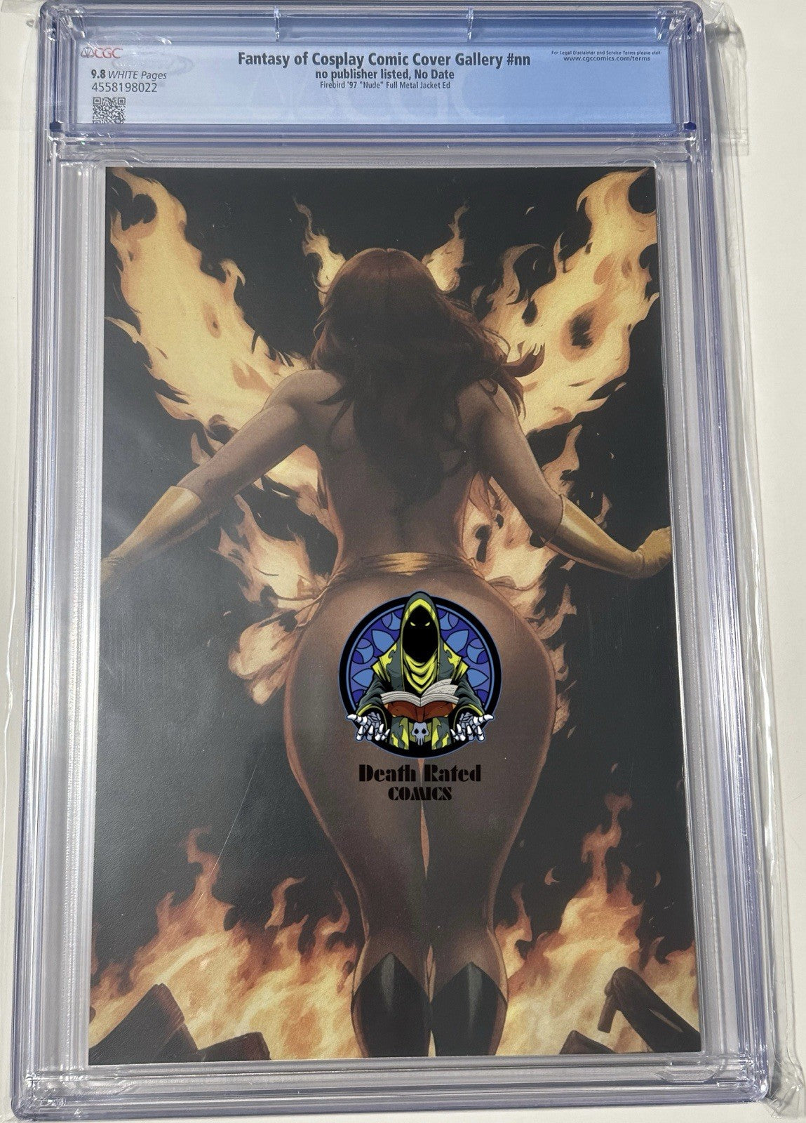 Fantasy of Cosplay Phoenix Firebird Virgin Variant '97 METAL Set of 2 CGC 9.8