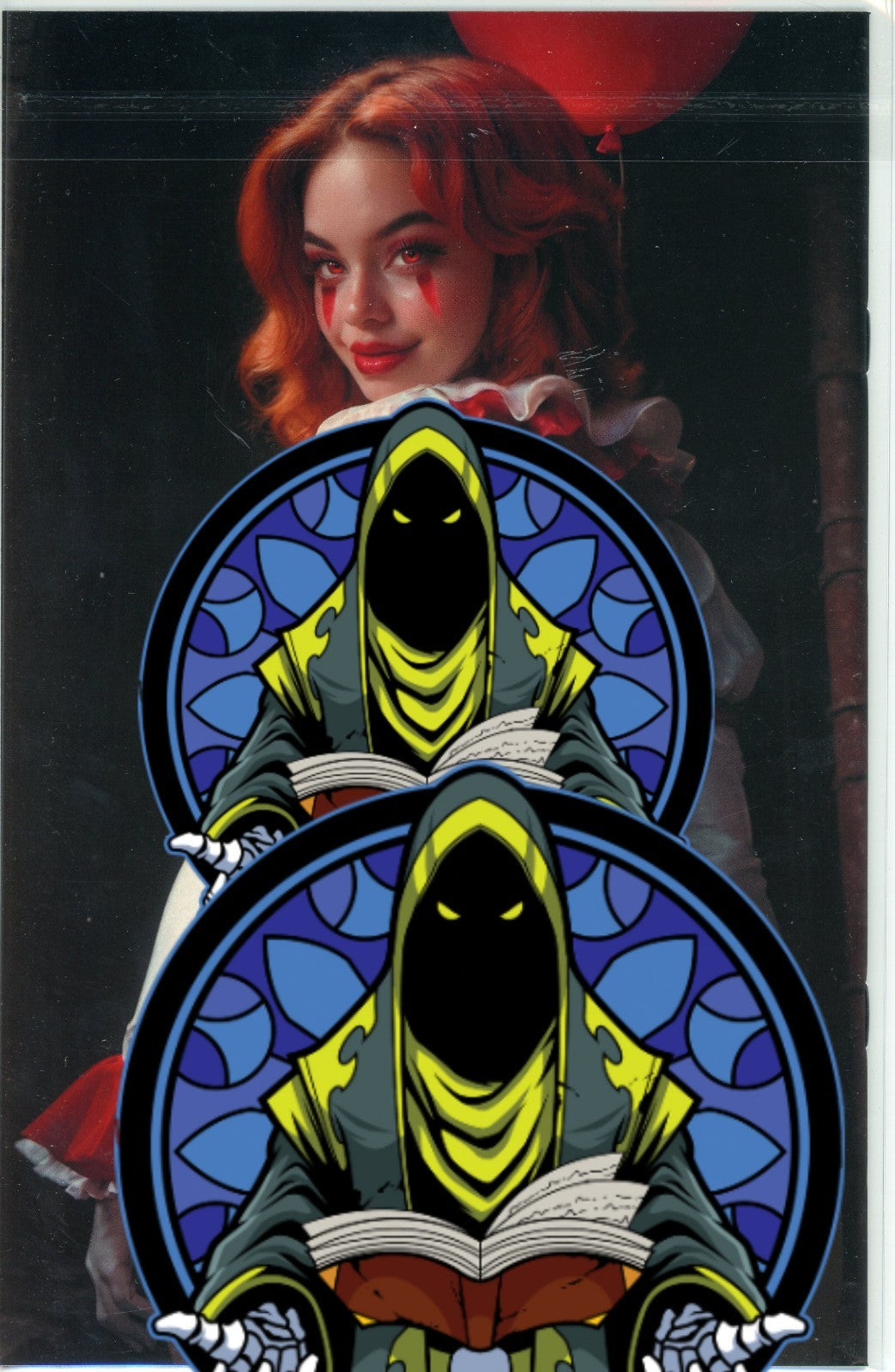 Fantasy of Cosplay Pennywise Halloween Virgin Variant Cover Ltd 100 Sold Out