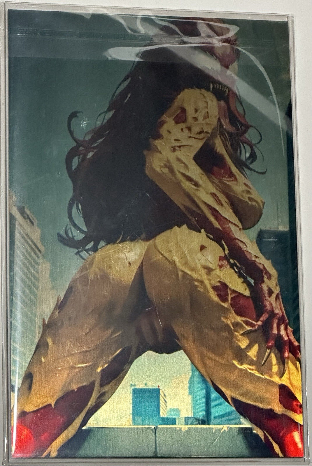 Fantasy of Cosplay Comic Scream Mary Jane Full Gold Metal Jacket 1/1 Set of 2