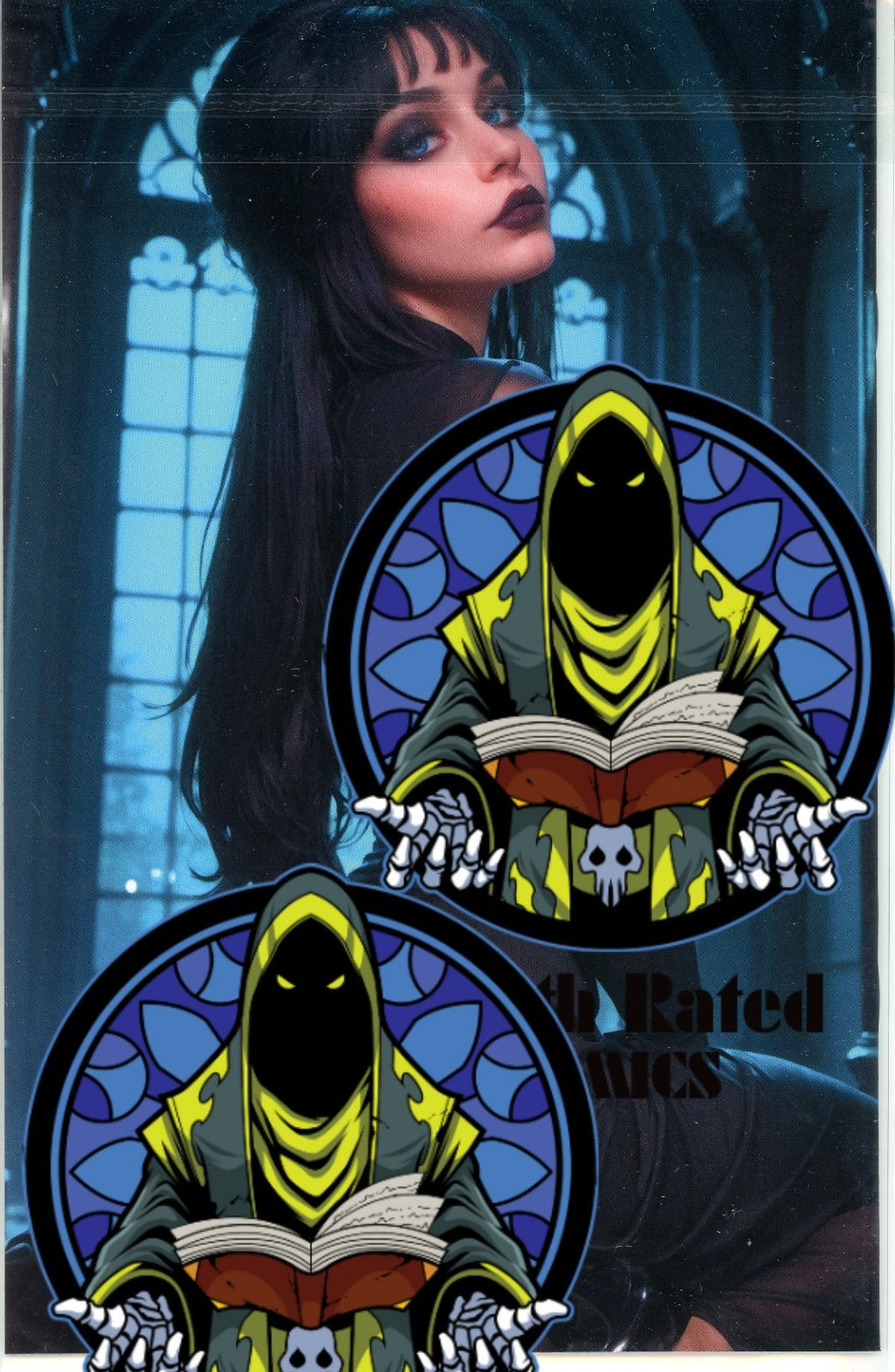 Fantasy of Cosplay Elvira Cosplay Deck Exclusive Virgin Variant Ltd 50 Sold Out