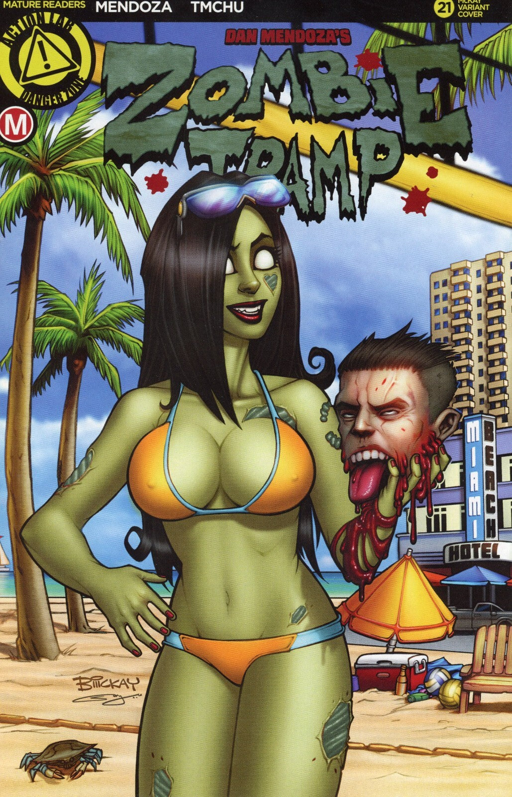 ZOMBIE TRAMP ISSUE #21 McKAY VARIANT 2016 ACTION LAB