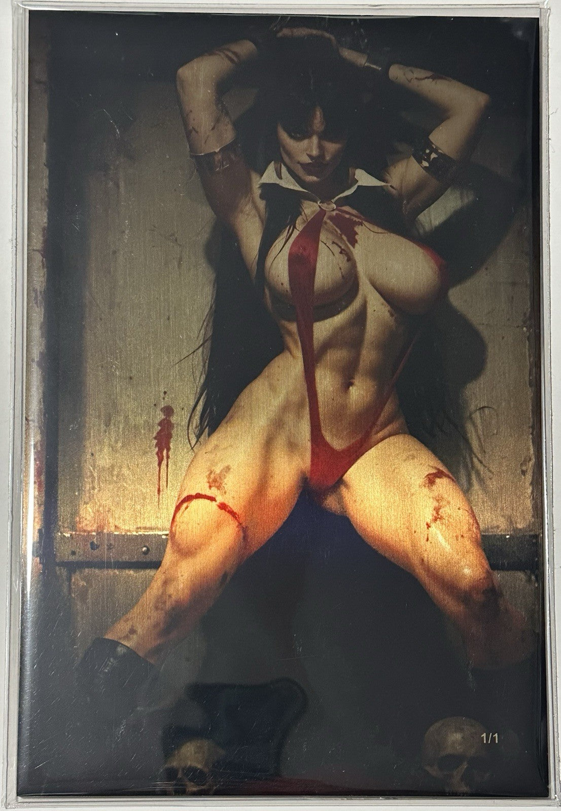 Fantasy of Cosplay Vampirella Cosplay Set of 2 Full Gold Metal Jacket 1/1
