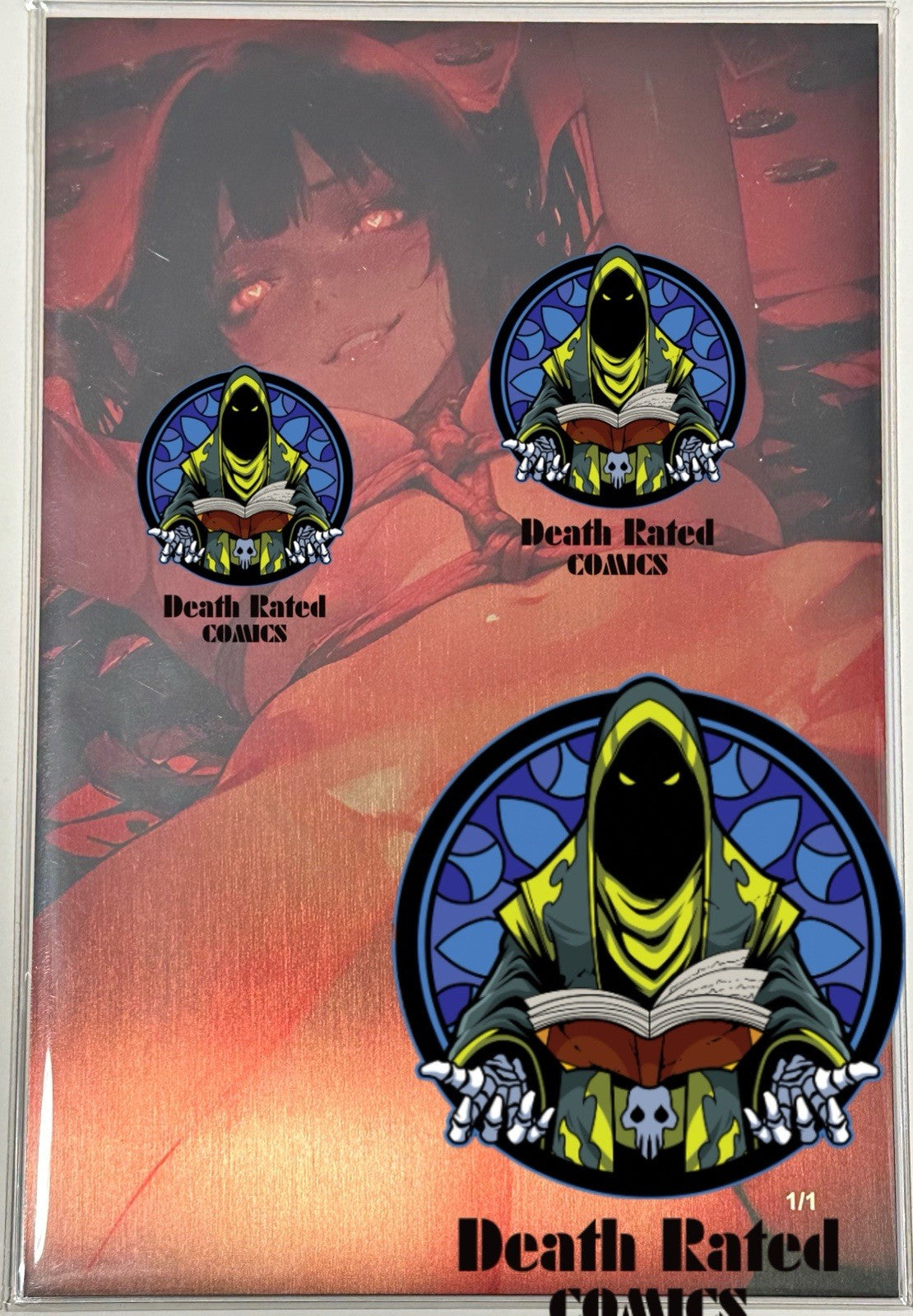 Fantasy of Cosplay Yumeko Jabami Cosplay Set of 2 Full Gold Metal Jacket 1/1