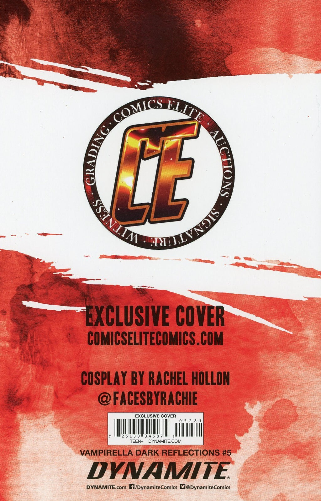 Vampirella Dark Reflections #5 Exclusive Virgin Variant Cosplay FacesByRachie