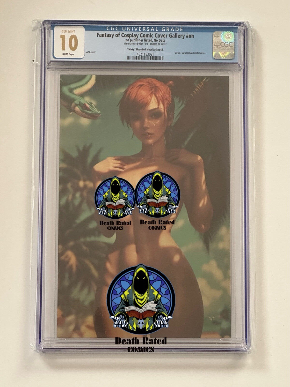 Fantasy of Cosplay Misty 1/1 Full Metal Jacket Set CGC 9.9 And 10 Gem