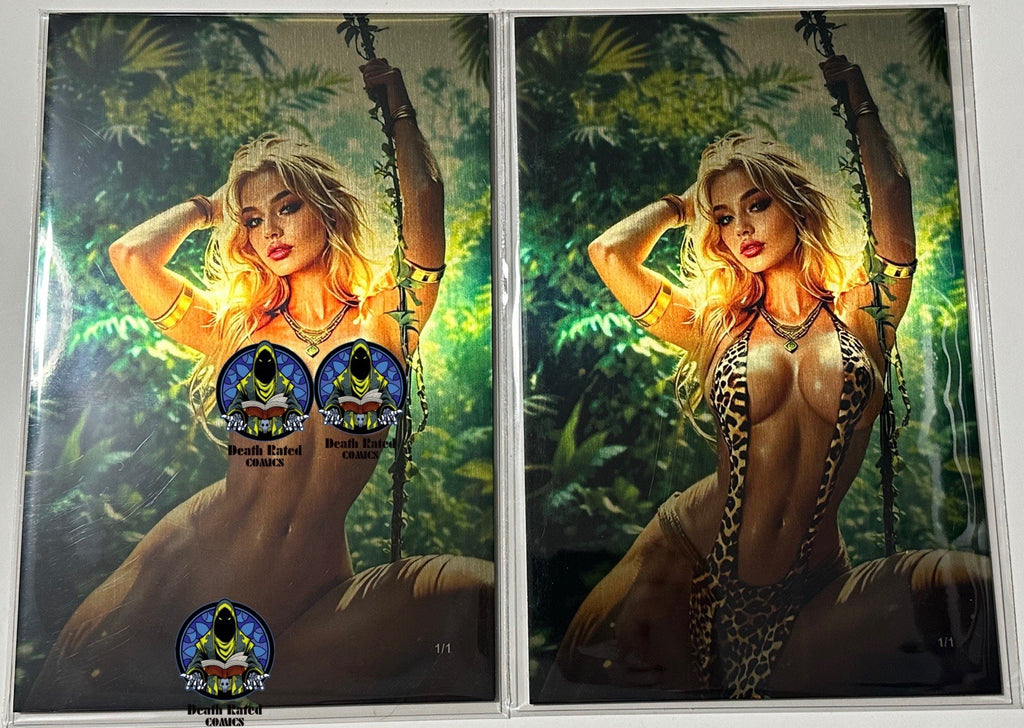 Fantasy of Cosplay Sheena Cosplay Set Of 2 Full Gold Metal Jacket 1/1