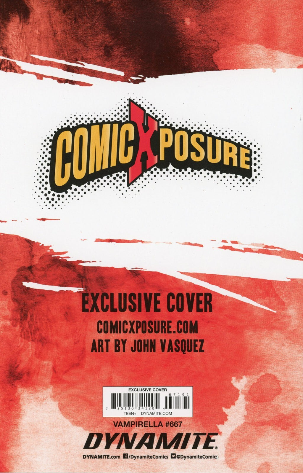 Vampirella #667 ComicXposure Exclusive Virgin Cover By John Vasquez