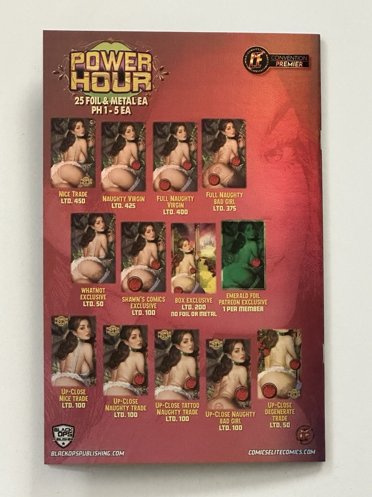 Power Hour #2 Shikarii Belle Cosplay Upclose Tattoo Naughty Trade Foil PH4 Ltd 5