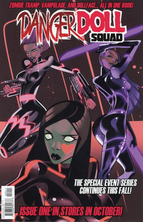 DANGER DOLL SQUAD #0 2017 EXCLUSIVE COMIC XPOSURE VARIANT EDITION ACTION LAB
