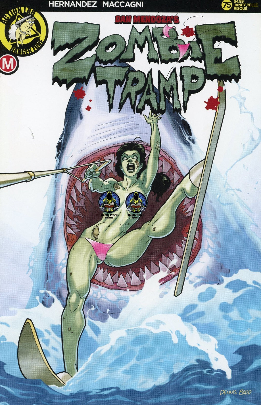 Zombie Tramp #75 Janey Belle Risque Variant Cover Action Lab Comics