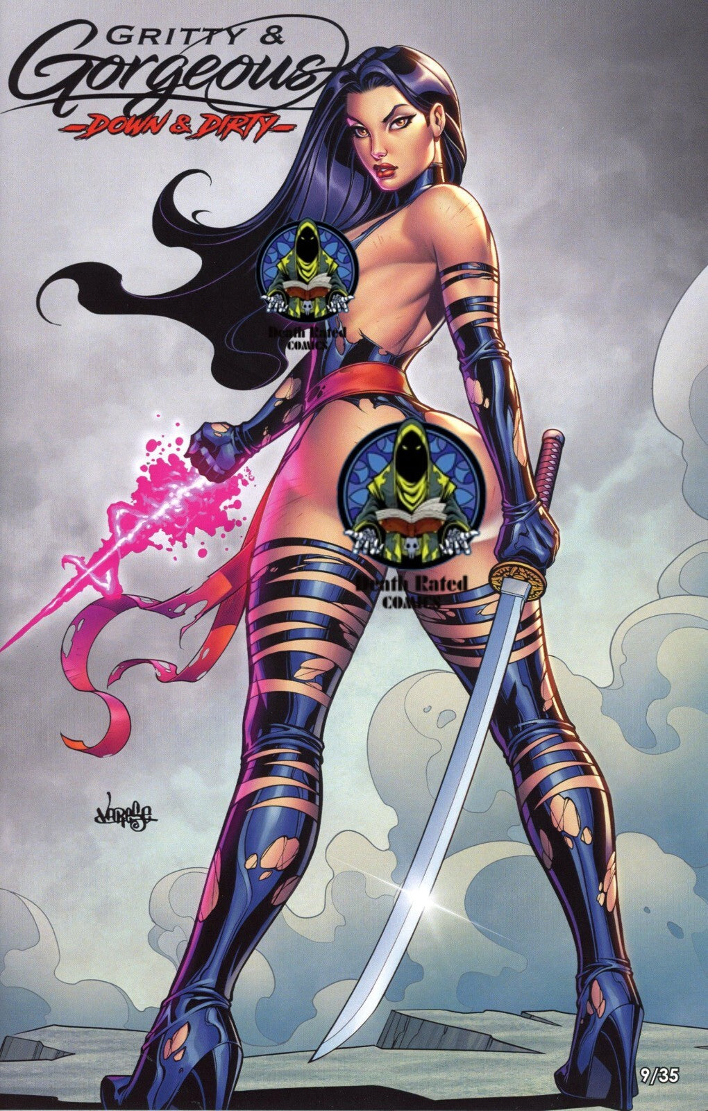 Gritty Gorgeous Down Dirty Psylocke Peek A Boo Trade Dress Jose Varese Ltd 9/35