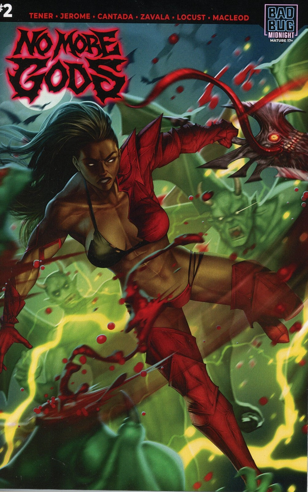 No More Gods #2 Cover E Nice By Hibren Bad Bug Midnight