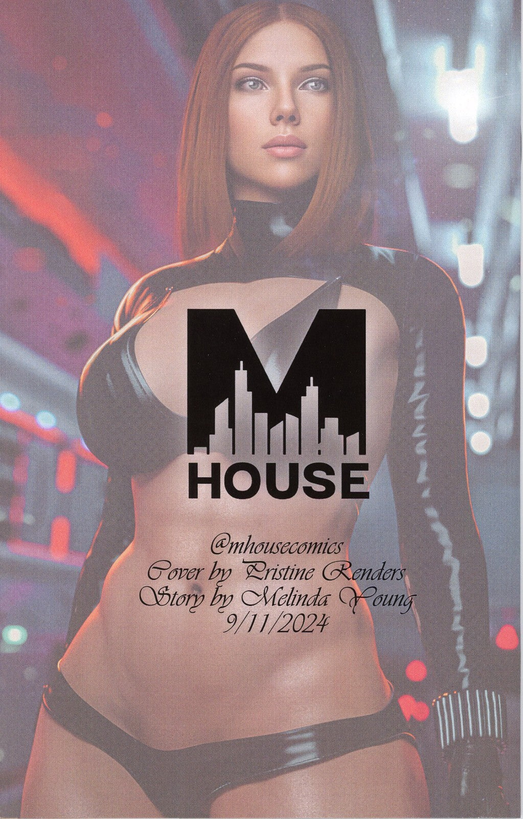 M House (Soul Snatcher) Virgin Naughty Topless Black Widow Cosplay