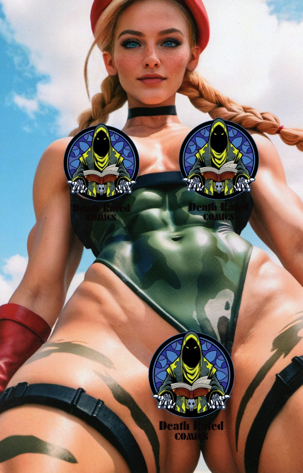 Bangers Comics Cammy Street Fighter Cosplay Virgin Variant Cover Ltd 100