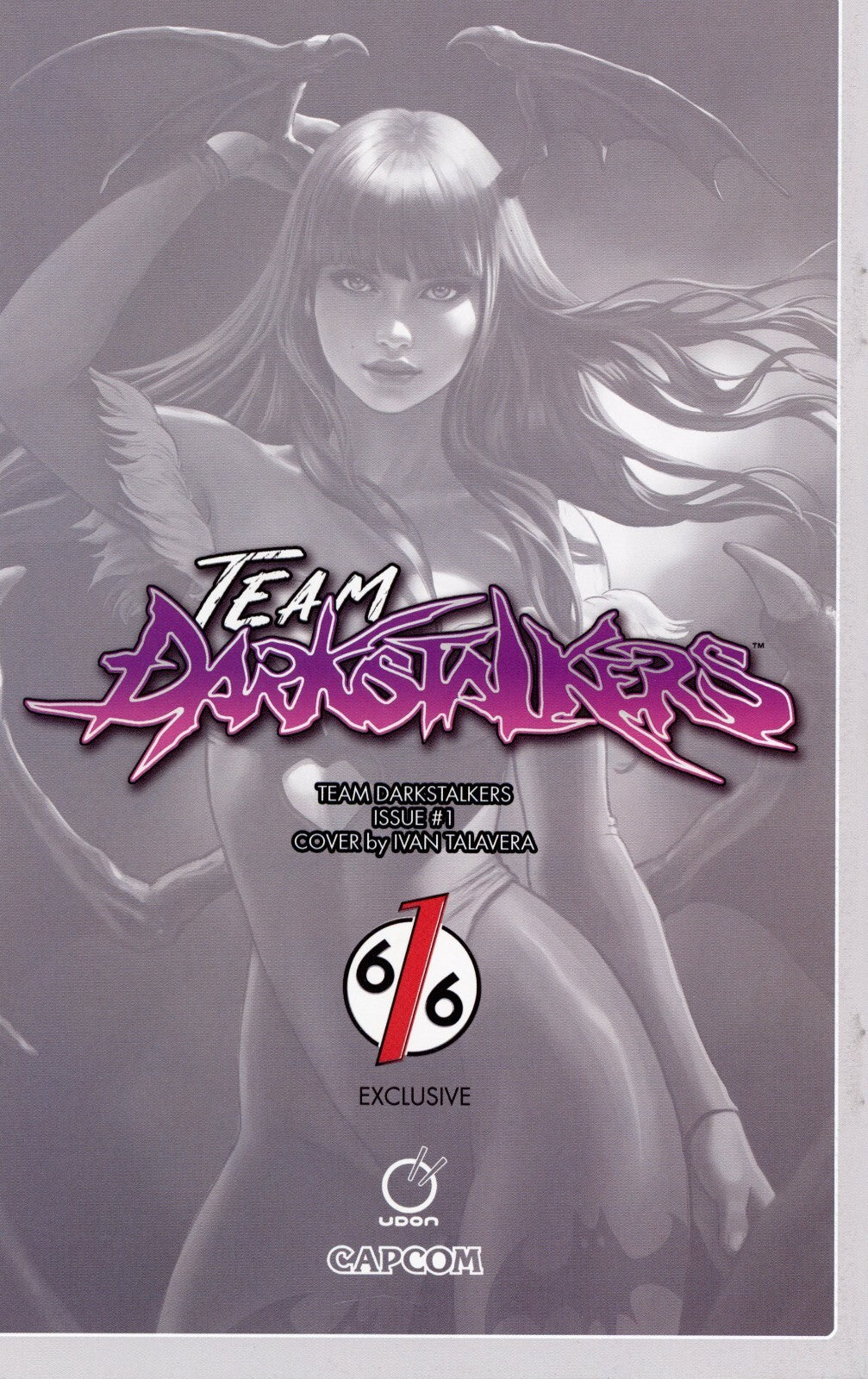 TEAM DARKSTALKERS #1 IVAN TALAVERA 616 MORRIGAN Virgin Variant B LTD 500