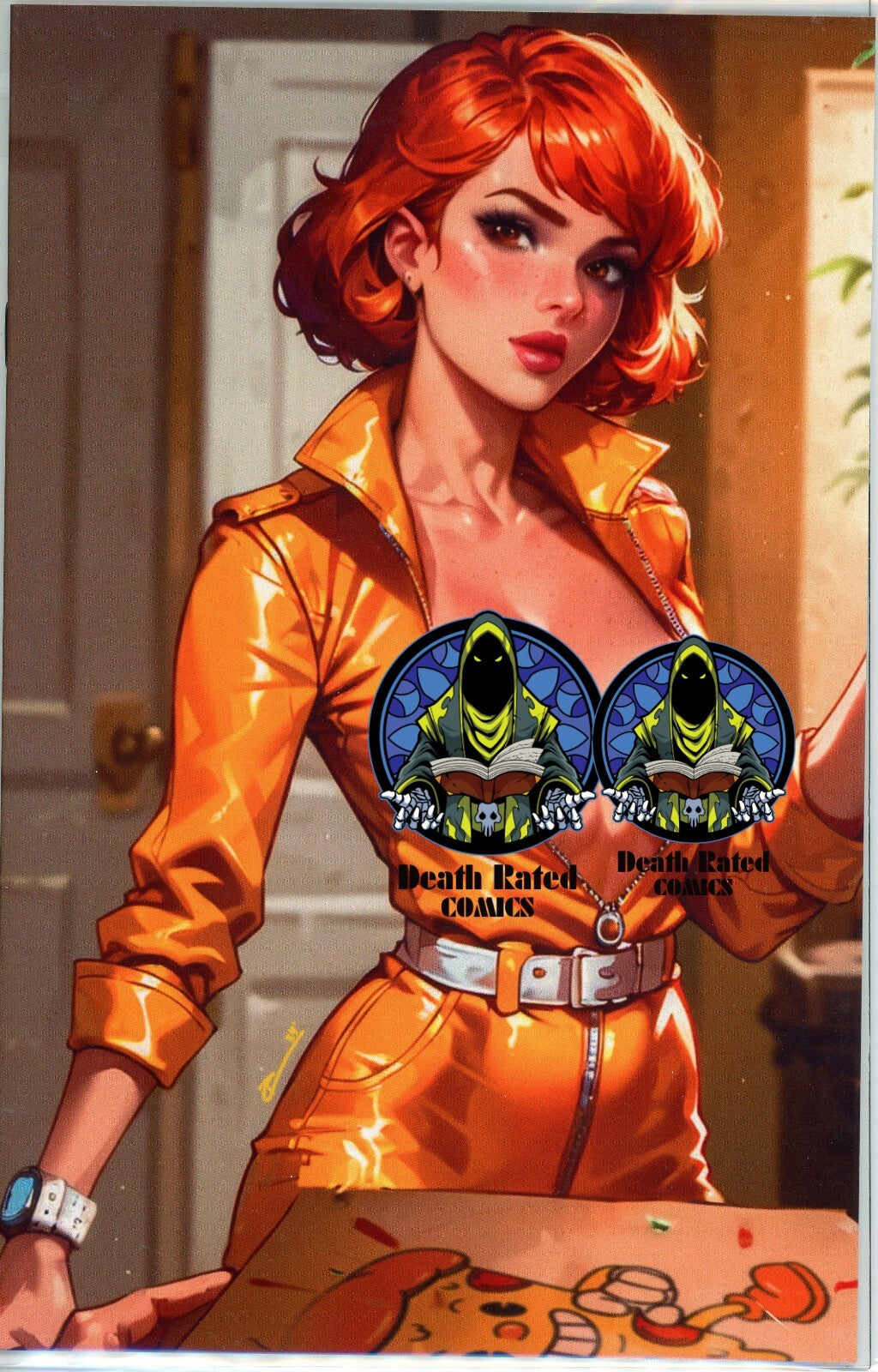 Fantasy of Cosplay April O'Neal VIRGIN Variant Cover A Ltd 100 Sold Out