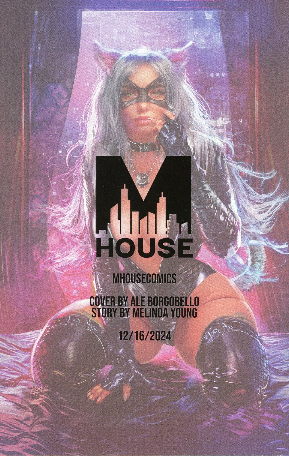 M House Peyton Blue Magic Cat Ale Borgobello Trade Variant Melinda Comics