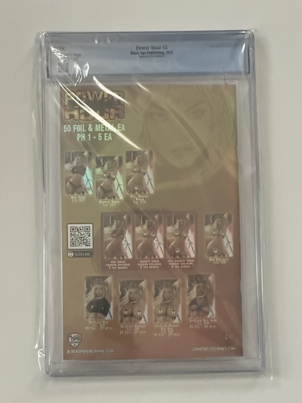 Power Hour #2 Shikarii Cosplay Sword Girl Magik Naughty Foil Ltd 7/50 CGC 9.8