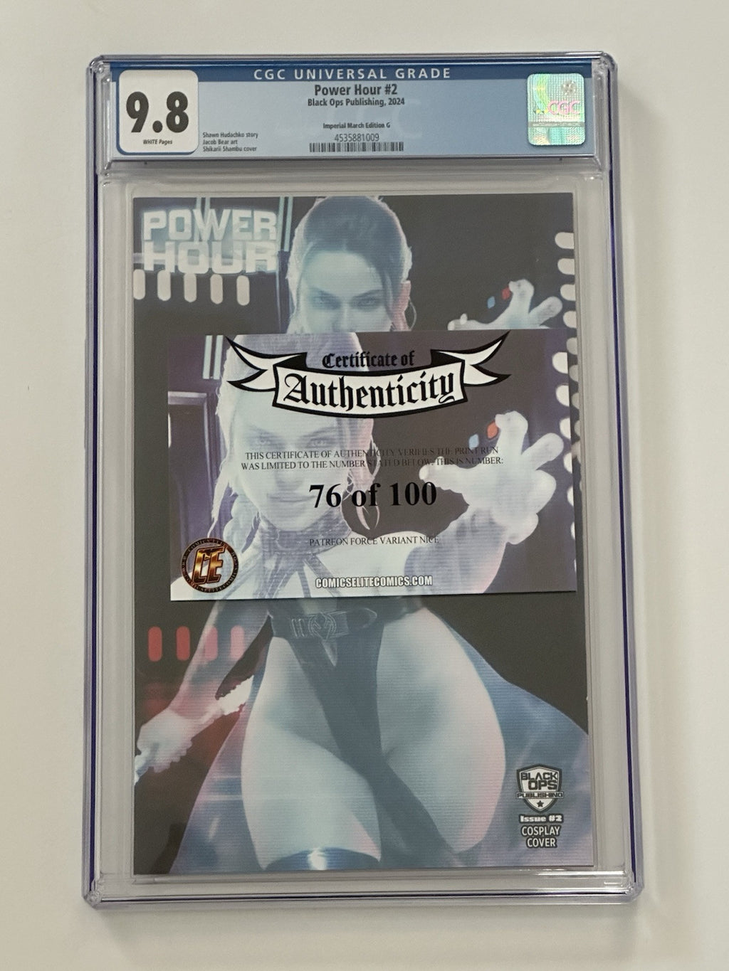 Power Hour #2 Shikarii Imperial March Force Variant Nice Cover G 76/100 CGC 9.8