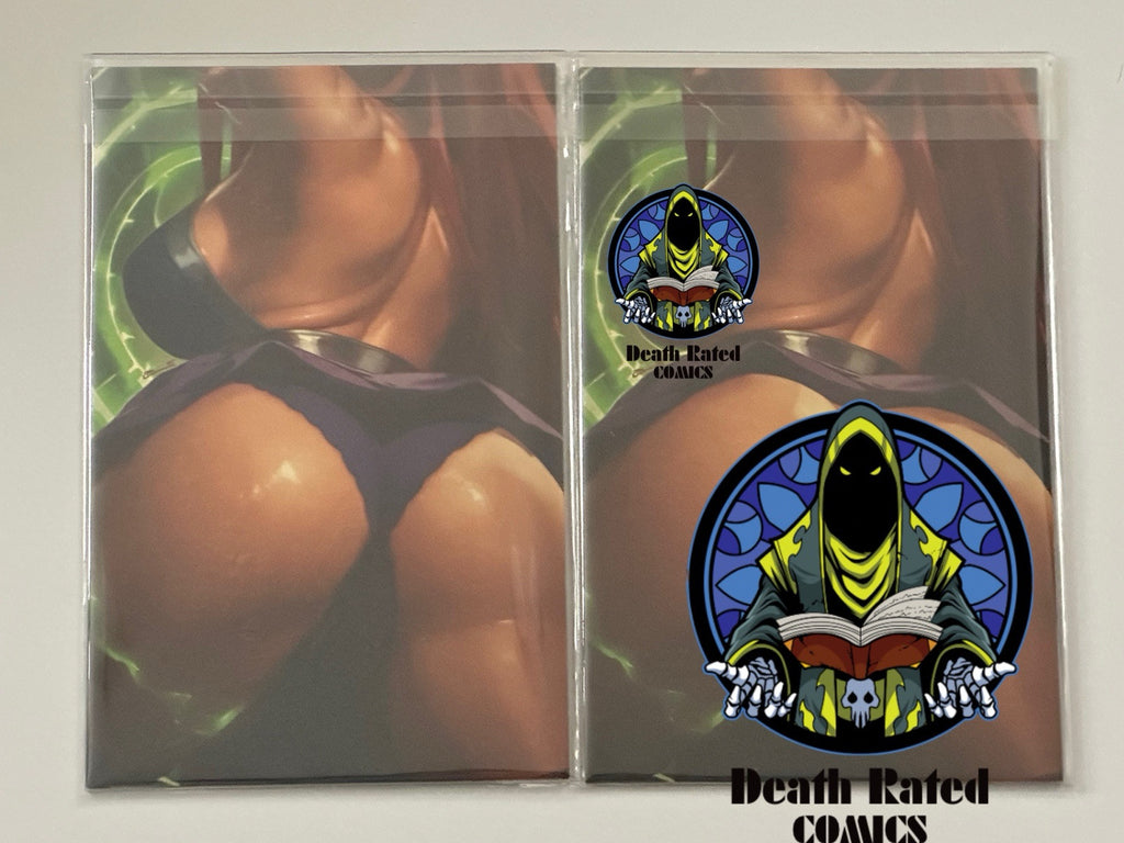 Fantasy of Cosplay Starfire Cosplay Set Of 2 Full Gold Metal Jacket 1/1