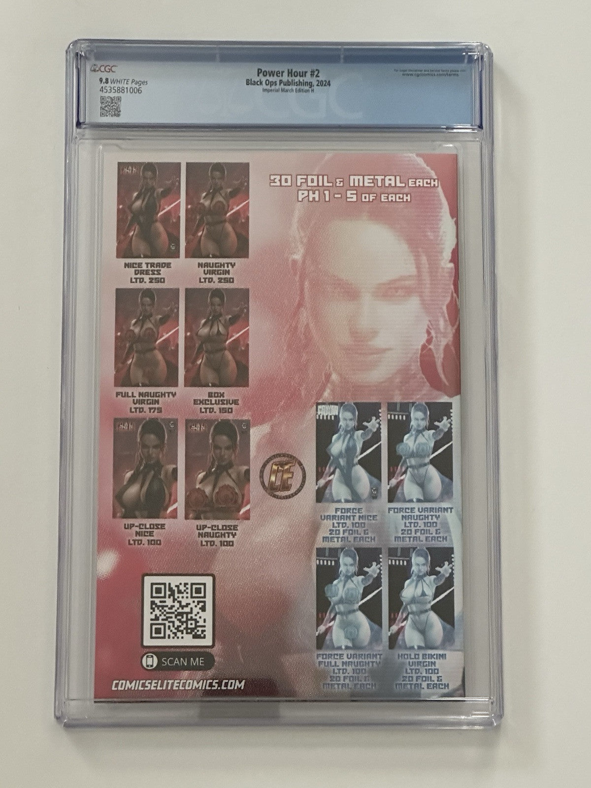 Power Hour #2 Shikarii Imperial March Force Variant Naughty 76/100 CGC 9.8