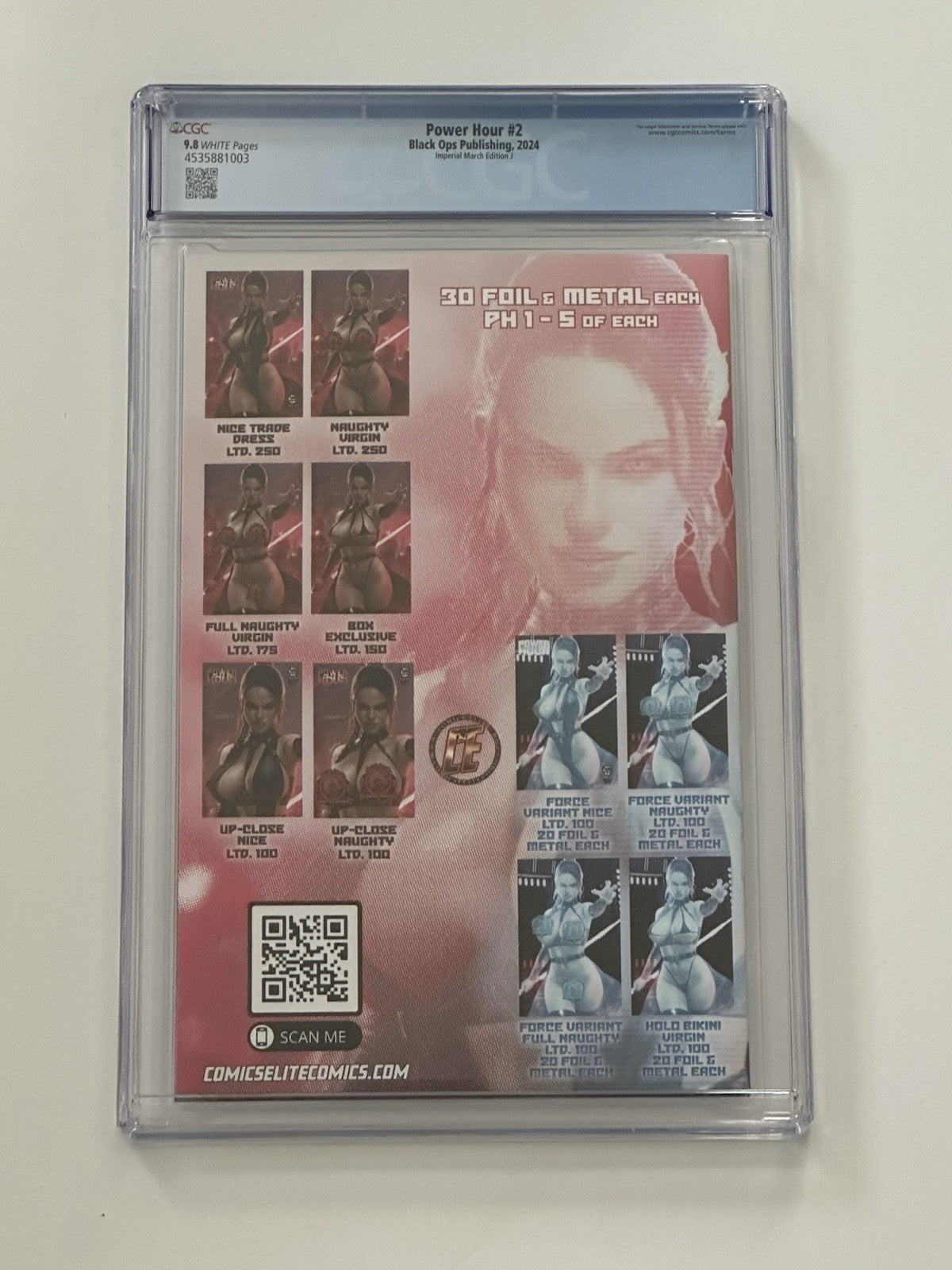 Power Hour #2 Shikarii Imperial March Holo Bikini Variant Ltd 76/100 CGC 9.8