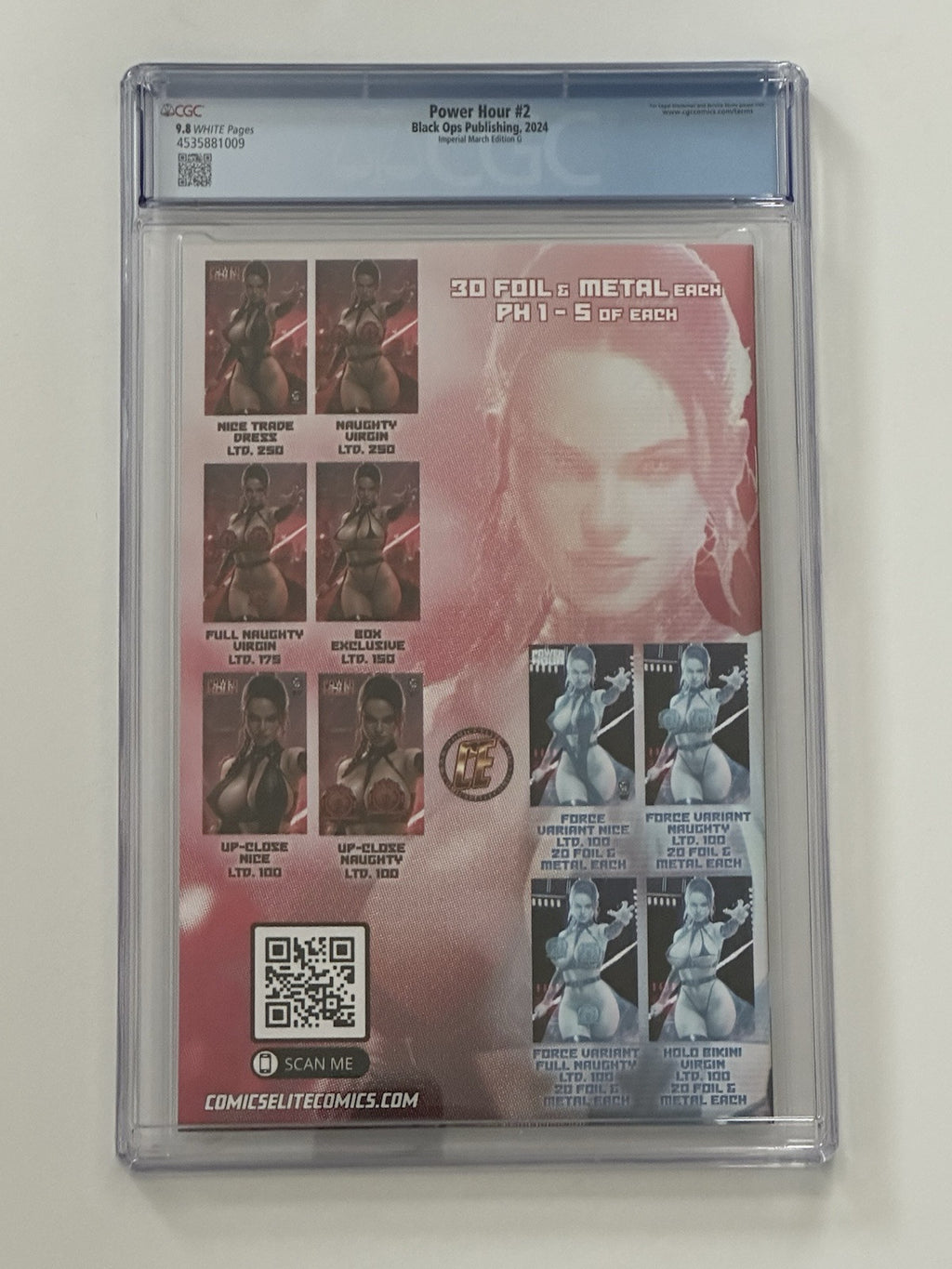 Power Hour #2 Shikarii Imperial March Force Variant Nice Cover G 76/100 CGC 9.8